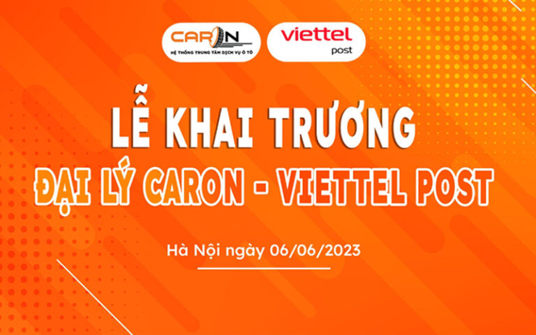 Lễ khai trương bưu cục của Caron và Viettel Post